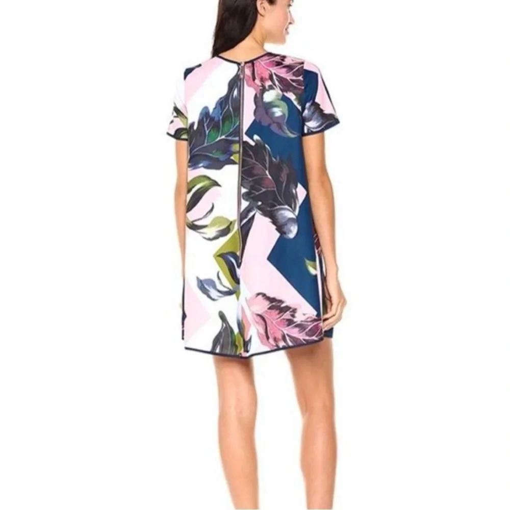Ted Baker Ariena Swing Dress Floral Garden Wedding Guest cruise boho. US 12 - Picture 11 of 16